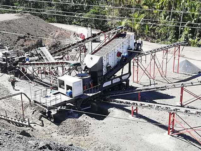 230-260t/h Mobile Crusher in Philippines